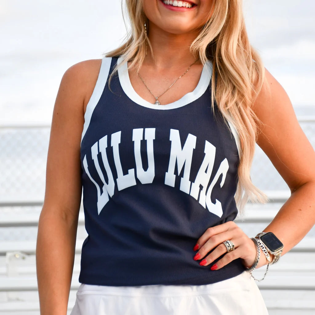 Lulu Mac Navy/Light Blue Tank