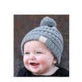 C.C. Beanies Light Melange Beanie with Pom