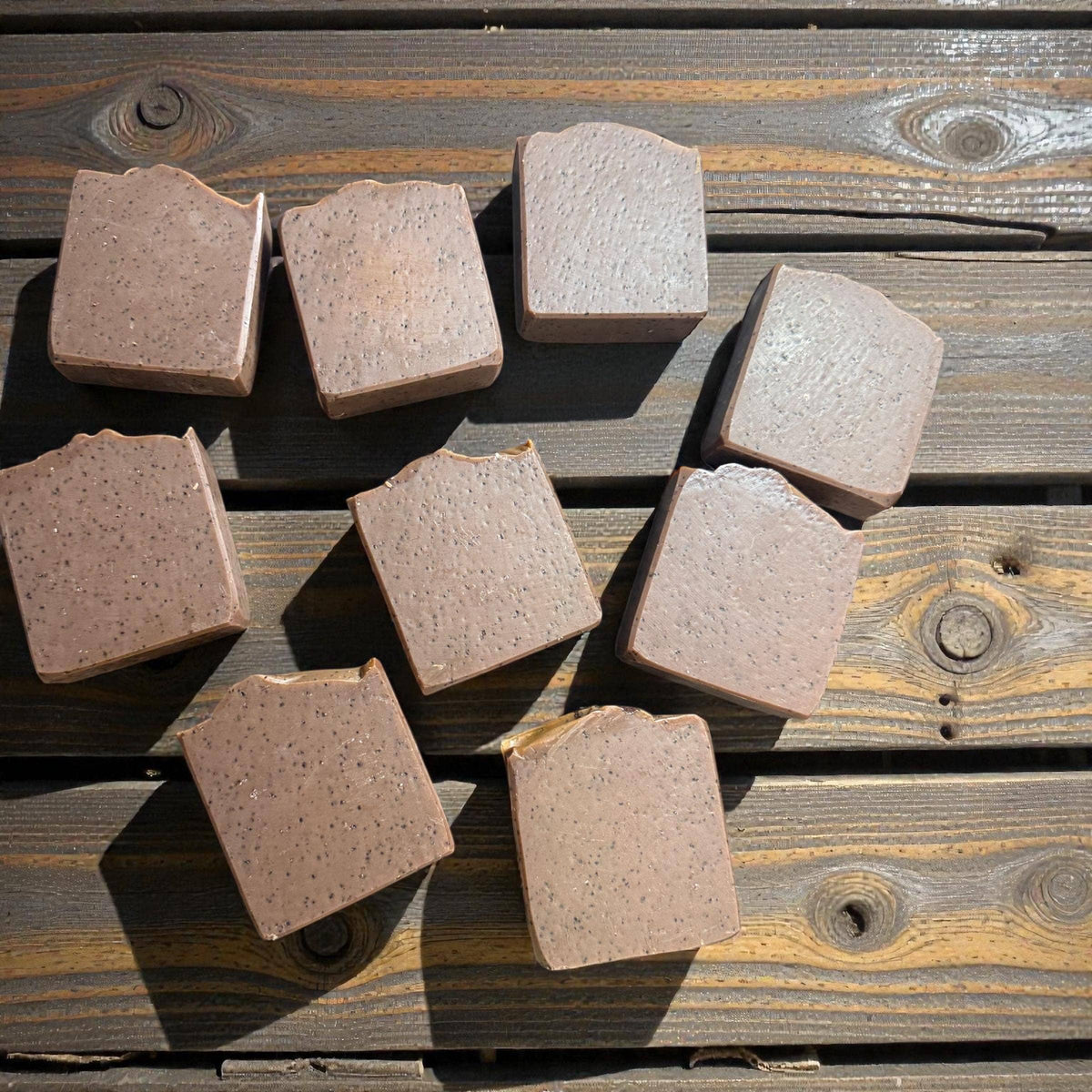 Handmade Mocha Coffee Scrubbing Bar Soap
