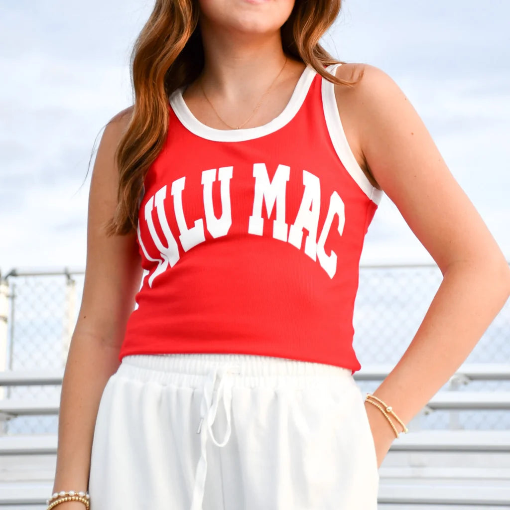 Lulu Mac Red/White Tank