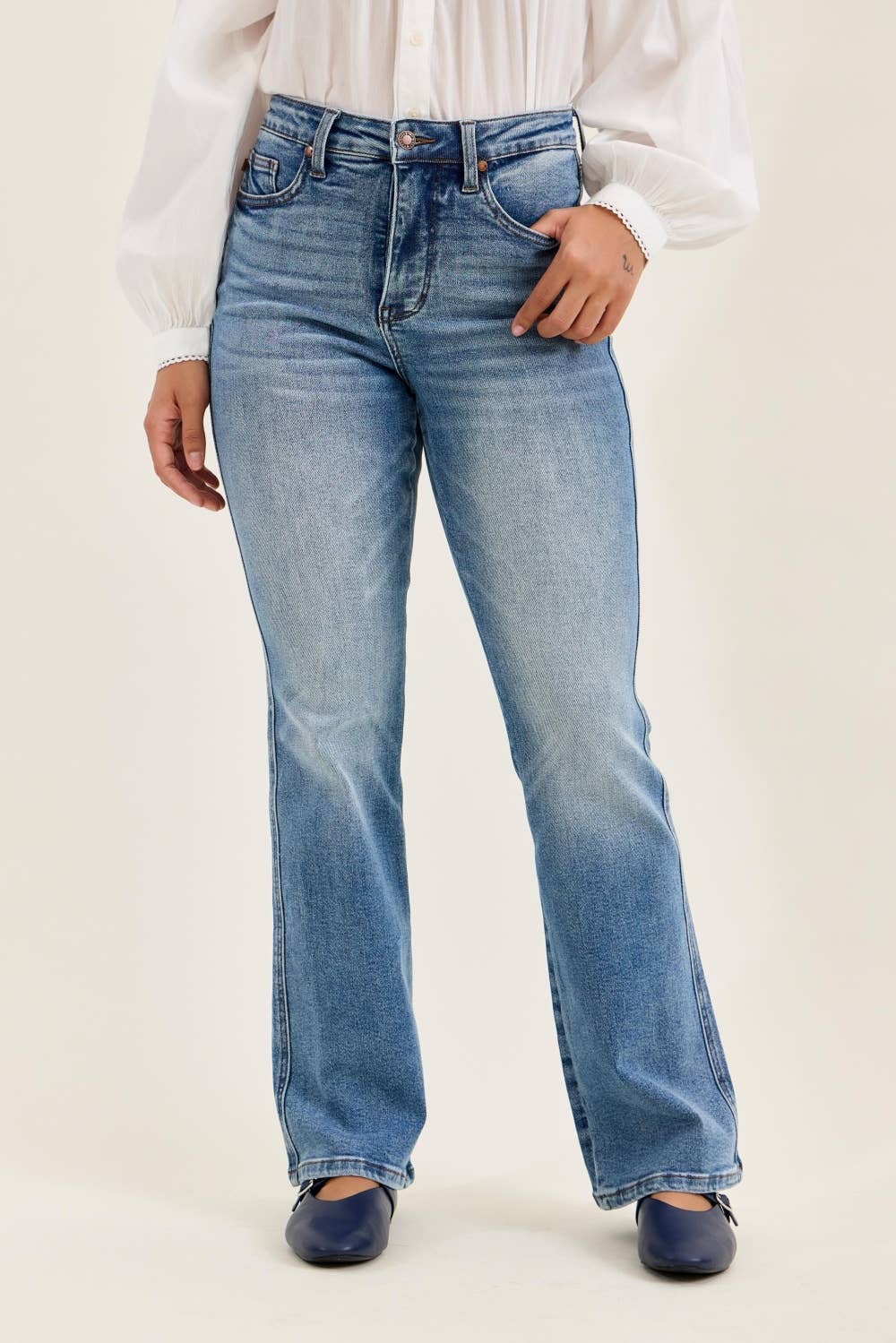 HW T.C. DAISY Bootcut MD Instant Classic Indigo - LONG)