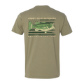 Honey Hole Outdoors Short Sleeve - Bass Flag