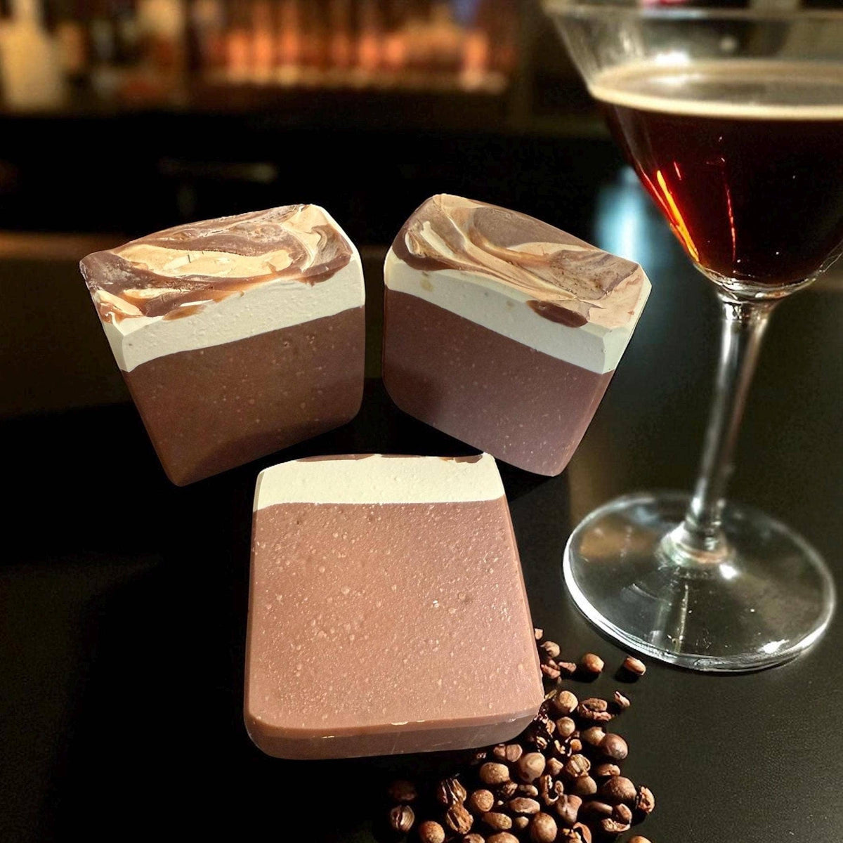 Handmade Espresso Martini Tallow Soap: Coffee Cocktail Scent