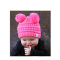 C.C. Beanie Double Pom Beanie New Candy Pink