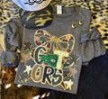 Gators Camo Bow Tee Heather Charcoal Tee