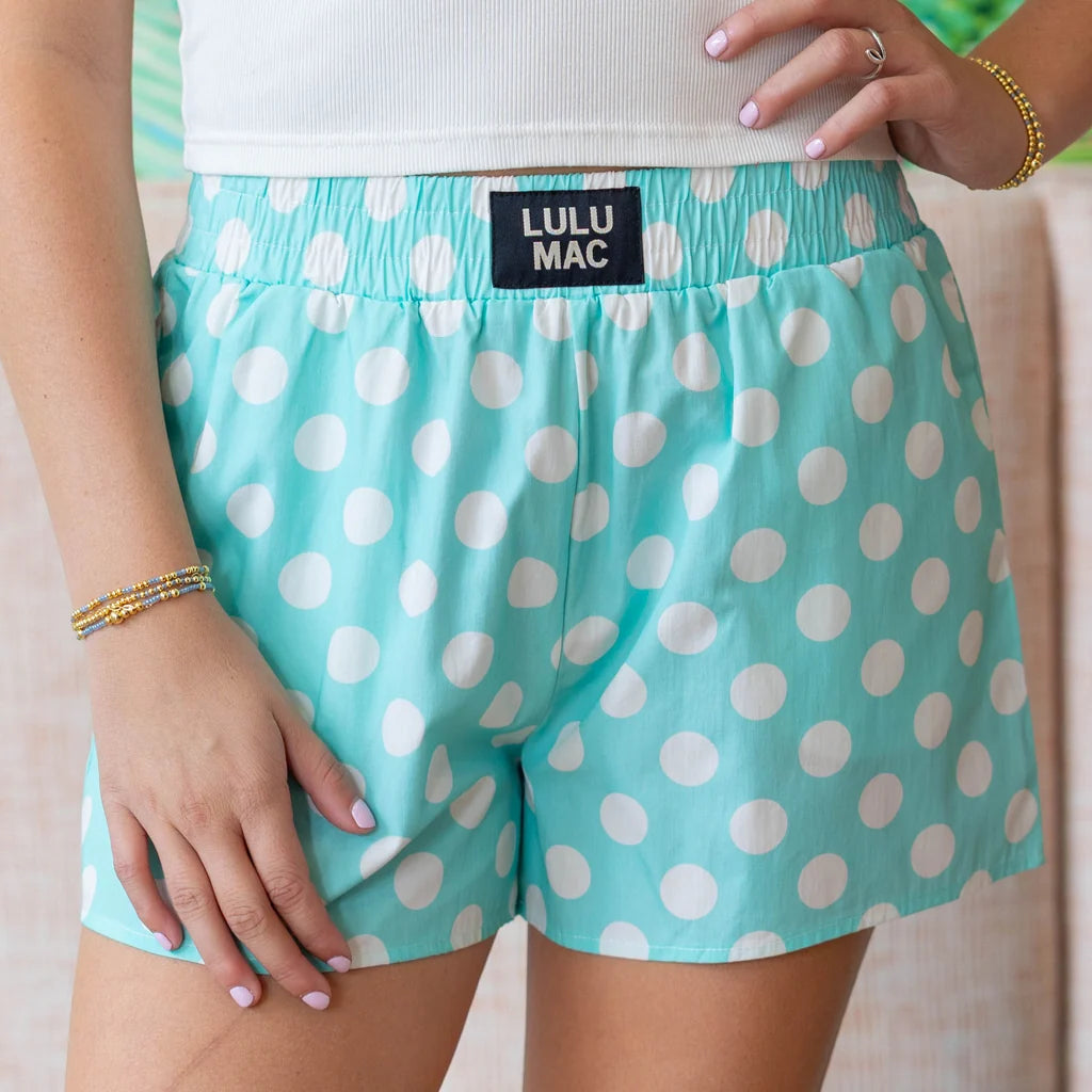 -MINT POLKA DOT