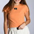 BABY DOLL TOP SS-Cantaloupe