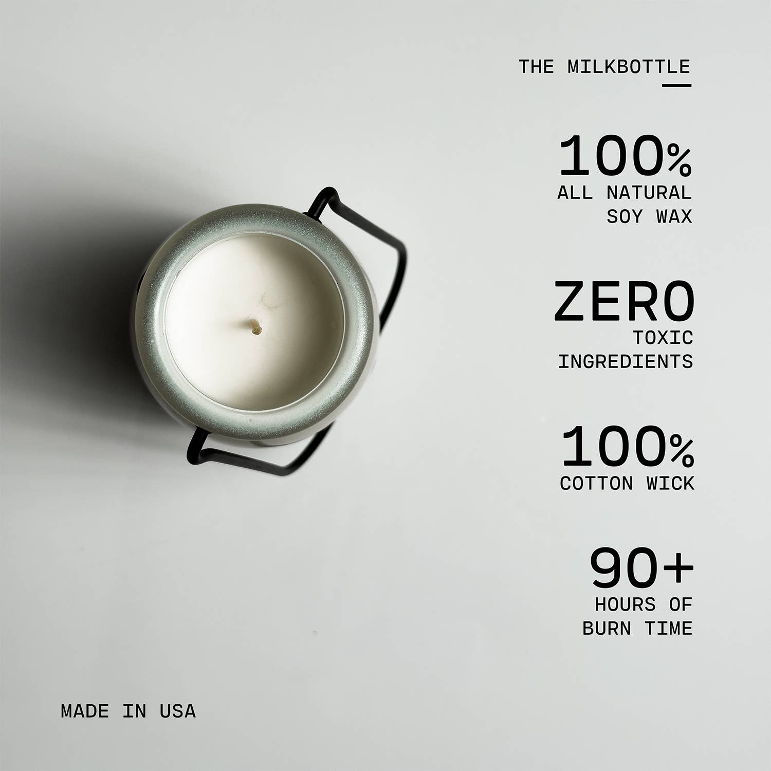 14 oz Milkbottle Candle: Dancing in the Rain