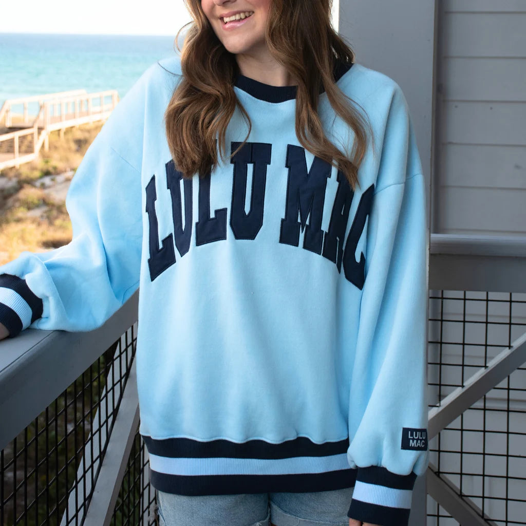 Social Society Light Blue/Navy Stitch