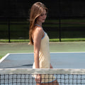 Lulu Mac Athletic Dress -Butter/Light Blue