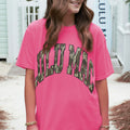 Mossy Oak Bottomland Adult Neon Pink Comfort Colors Mossy Oak Tee