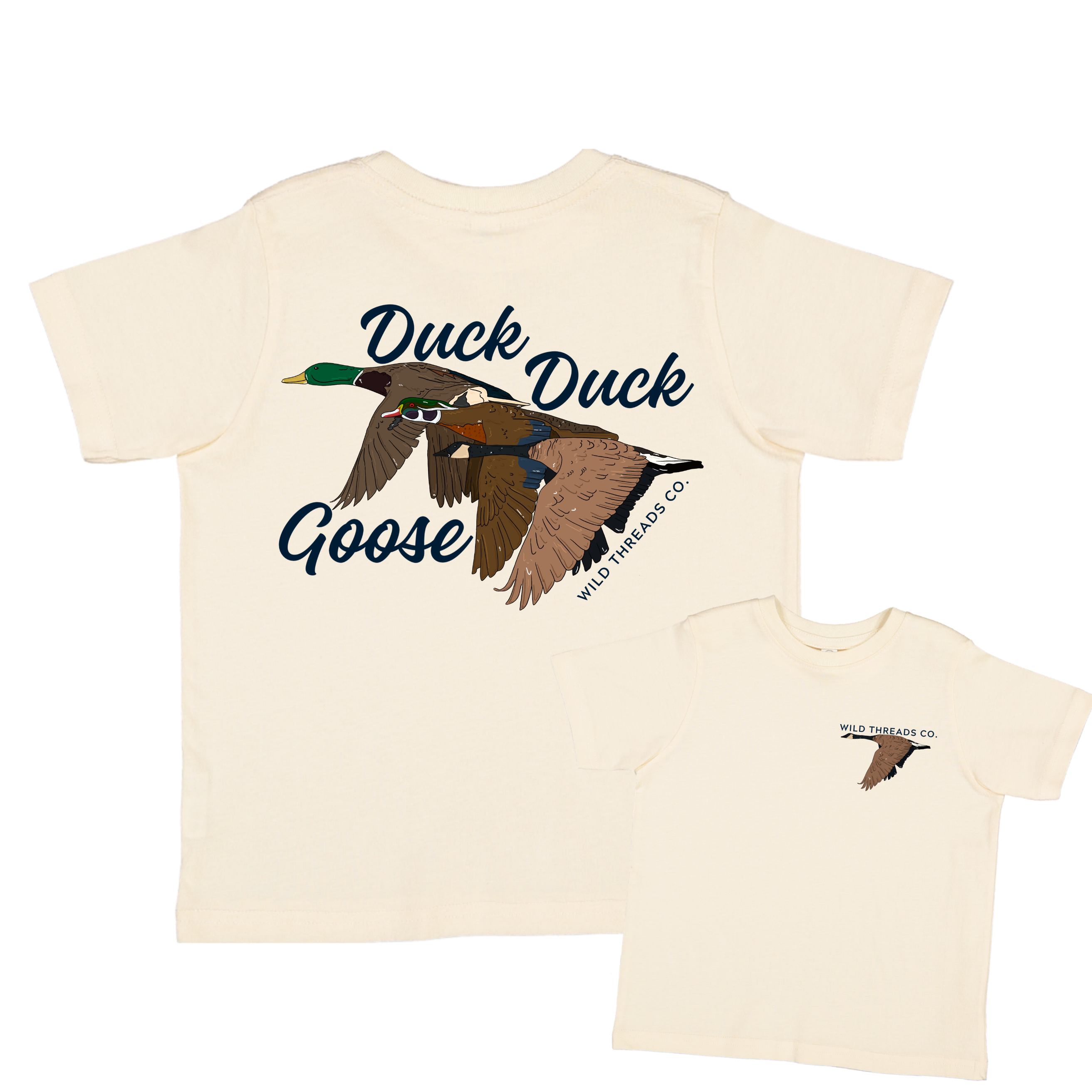 Duck Duck Goose Tee: Sage / 5/6