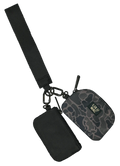 Black Camo/Black Lulu Mac Double Pouch Wristlets