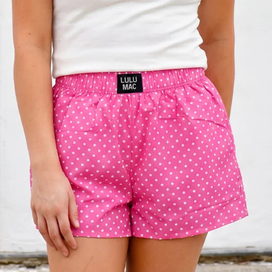 BUBBLEGUM MINI POLKA DOT BOXER
