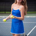 Lulu Mac Athletic Dress - Royal/White
