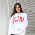 Lulu Mac Sweatshirt White/Red - Puff