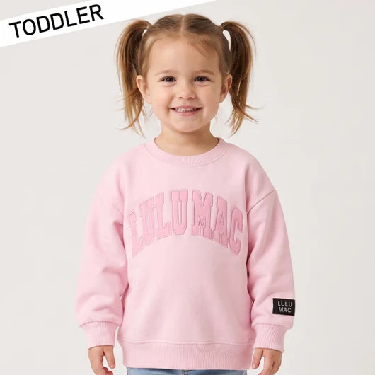 LULU MAC SWEATSHIRT LIGHT PINK
